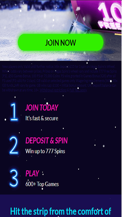 vegasspins pomo moible