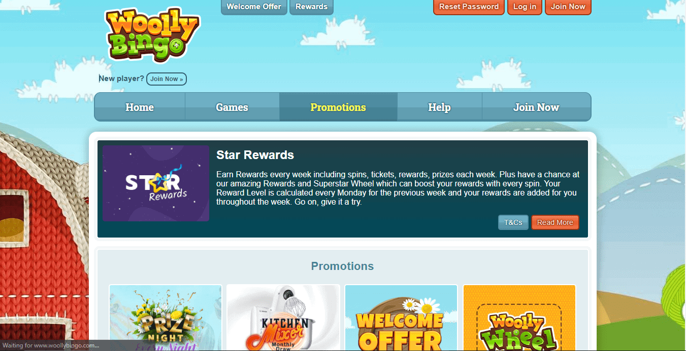 woolly bingo pomo 888 Casino promotions page
