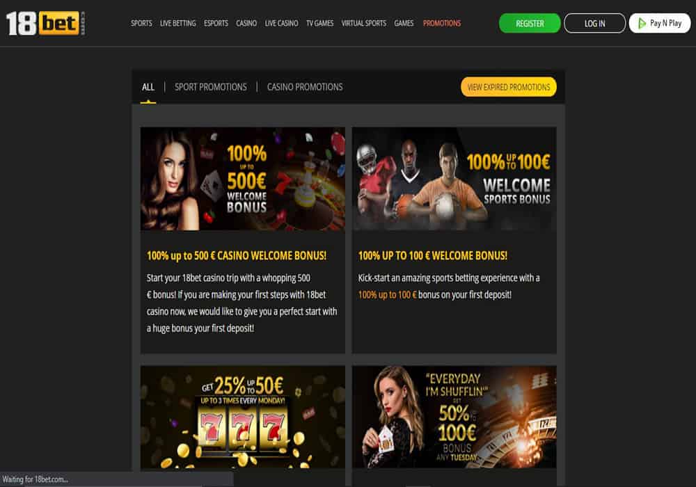 18 Bet promo betclic promotions