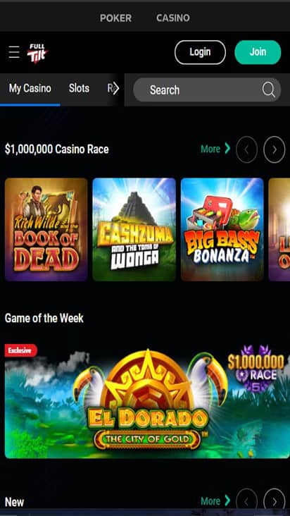 Full Tilt UK game mobile Full Tilt UK game mobile