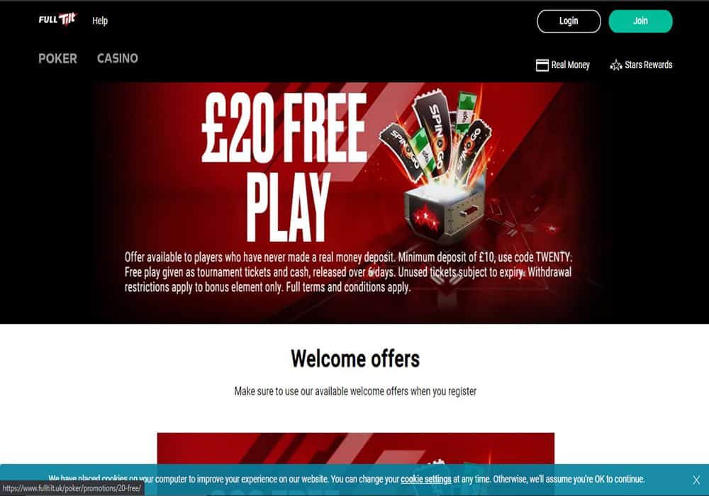 Full Tilt UK home bet clic 480 image