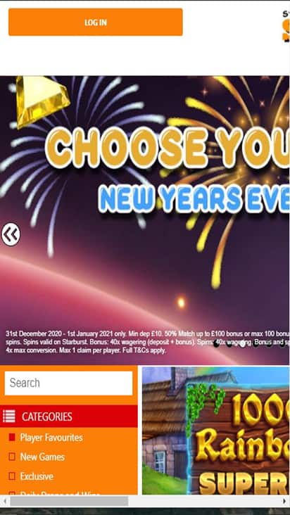 Strictly Slots home mobile