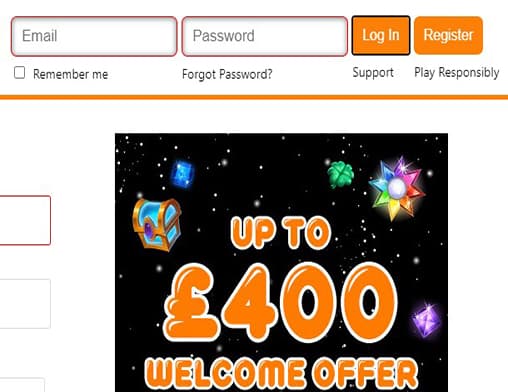 Kerching login page