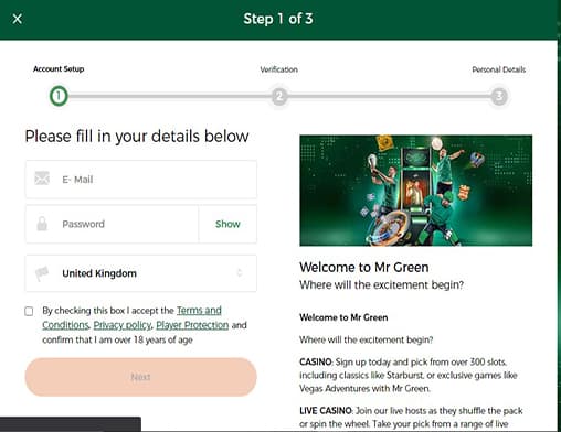 Vinneri signup bet clic sign up