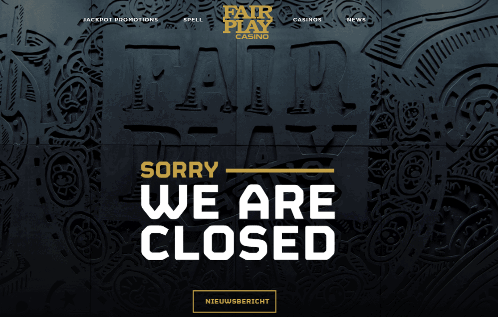 fair play casino home closed NA