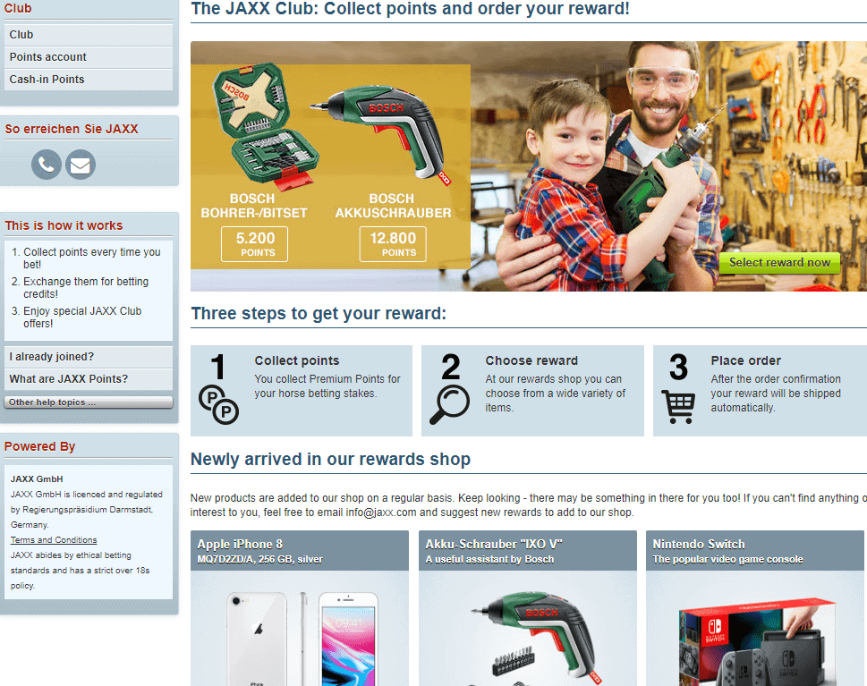 pferdewetten jaxx promotions