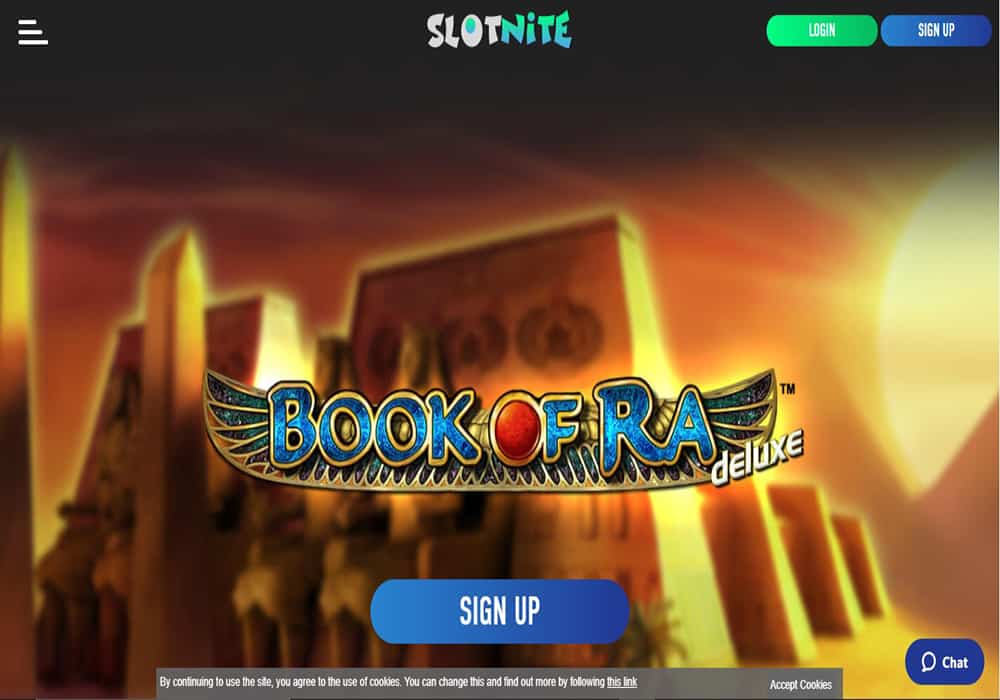 Slotnite home Dream Vegas home page