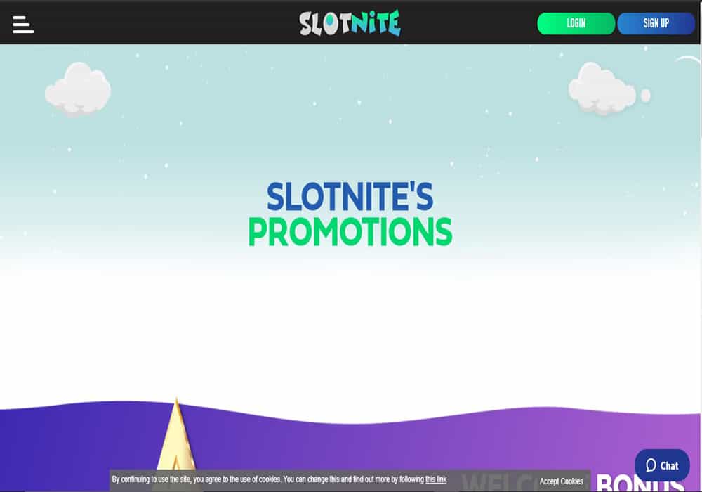 Slotnite promo Dream Vegas promotions page