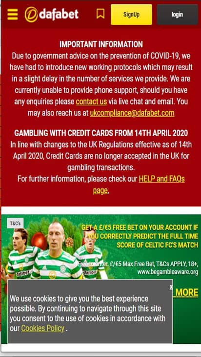 Sports Dafa Bet promo mobile