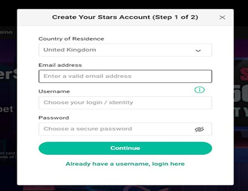 bet clic sign up