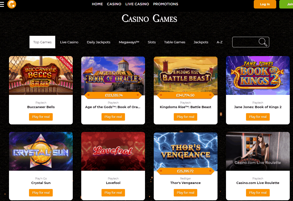 casino com game
