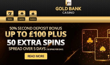 gold bank casino front image