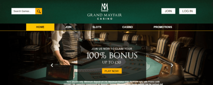 grand mayfair casino front image