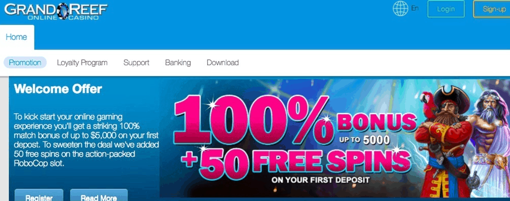 grand reef casino promo grand reef casino promo