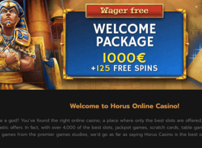 horus casino front image