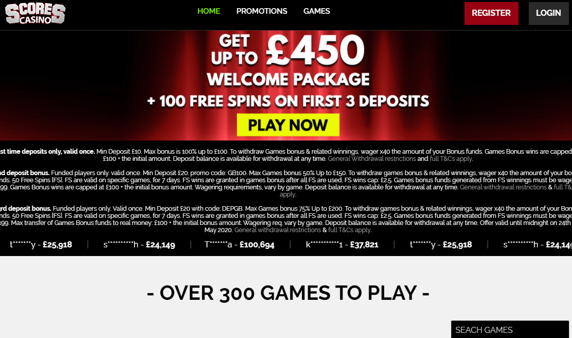 uk score casino home