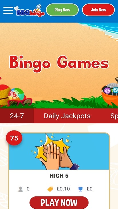 BBq bingo Games page BBq bingo Games page
