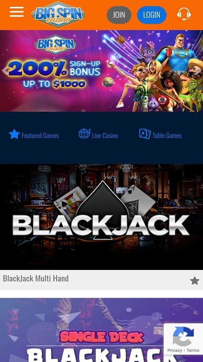 Big spins games page