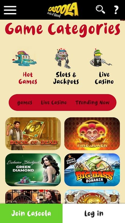 Casoola games page Casoola games page
