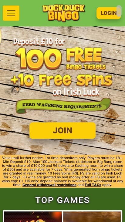 Duck duck bingo promotions page Duck duck bingo promotions page