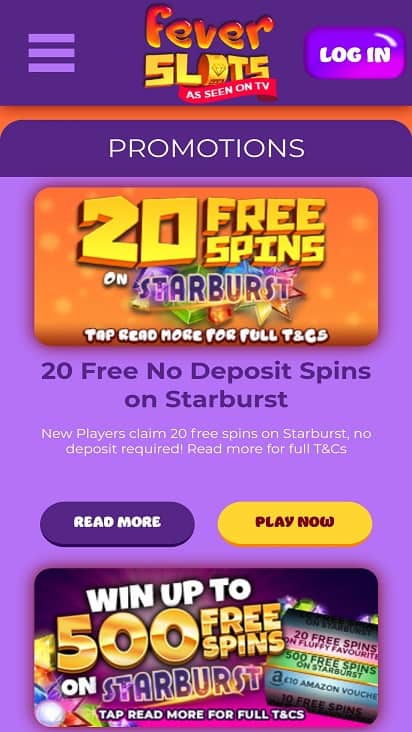Fever slots promotions page Fever slots promotions page