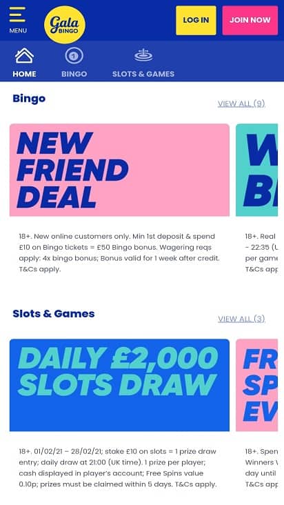 Gala bingo promotions page Gala bingo promotions page