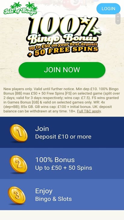 Isle of bingo promotions page Isle of bingo promotions page