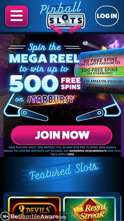 Pinball slots home page Pinball slots home page