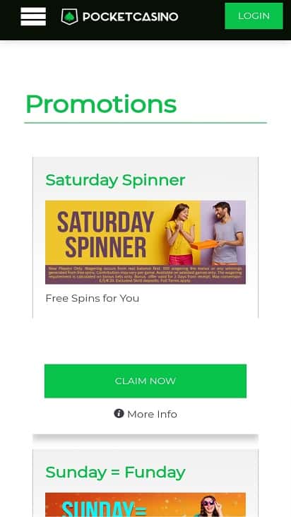 Pocket casino eu promotions page
