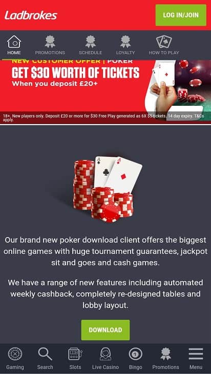 Poker ladbrokes home page