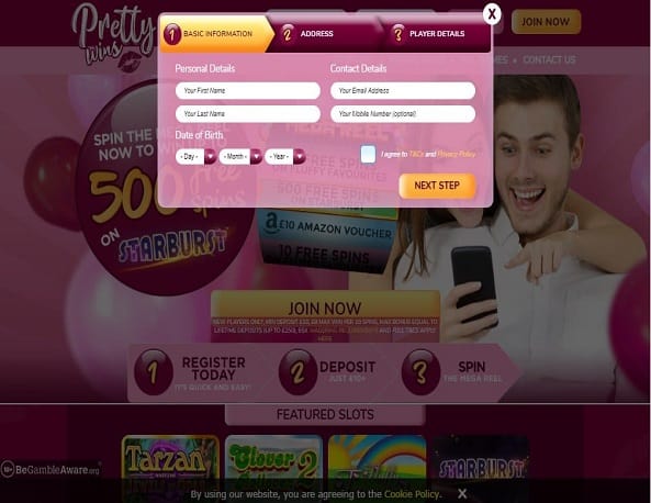 Pretty-Wins-signup