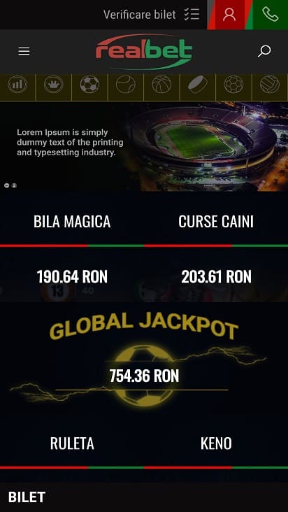 Real bet home page Real bet home page