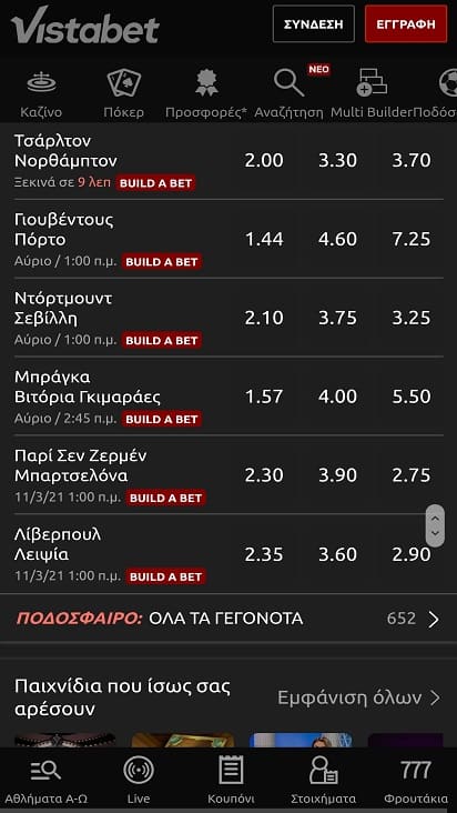 Vista bet promotions page Vista bet promotions page
