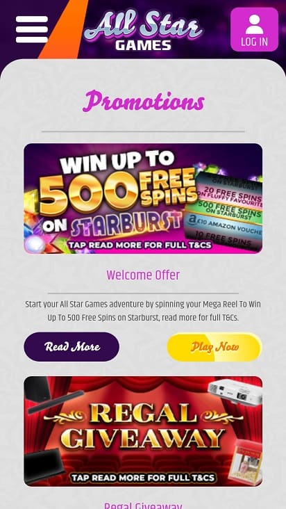 all star games promotions page all star games promotions page