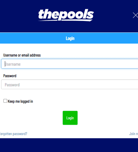 play the pools login