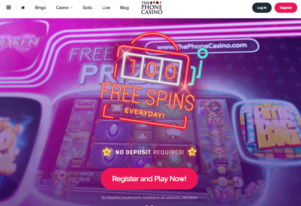 the phone casino home