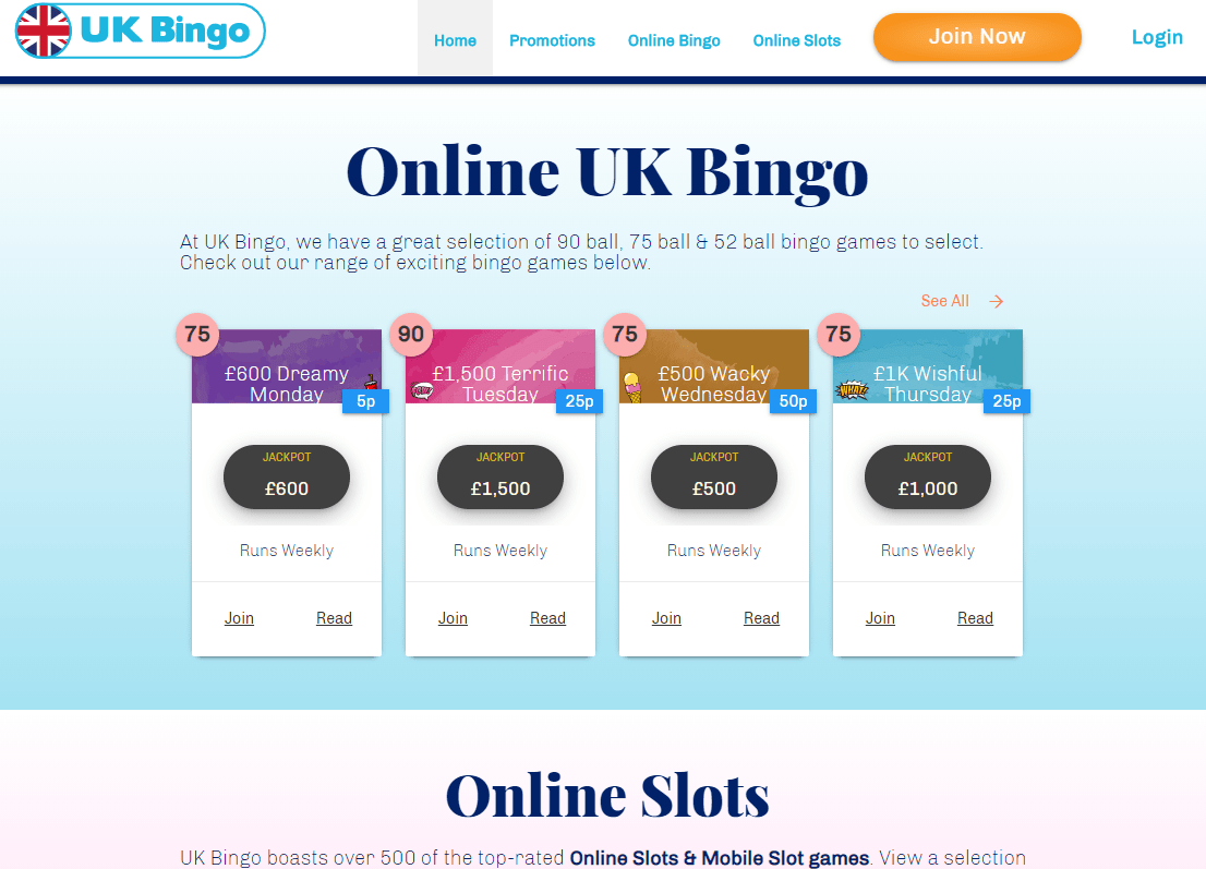 uk bingo games