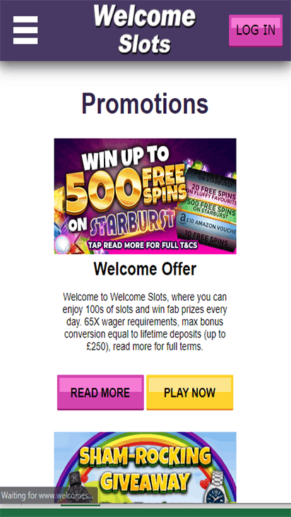 welcomeslots promo 1