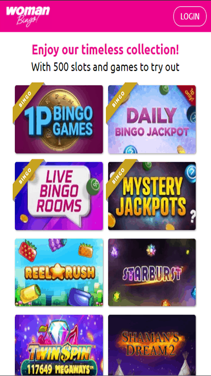womanbingo game