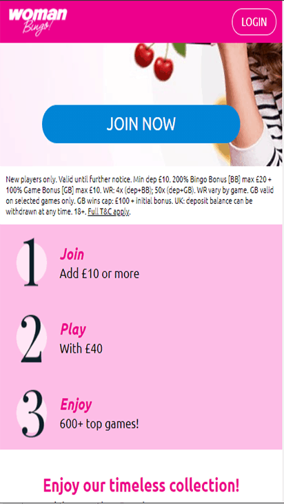 womanbingo promo