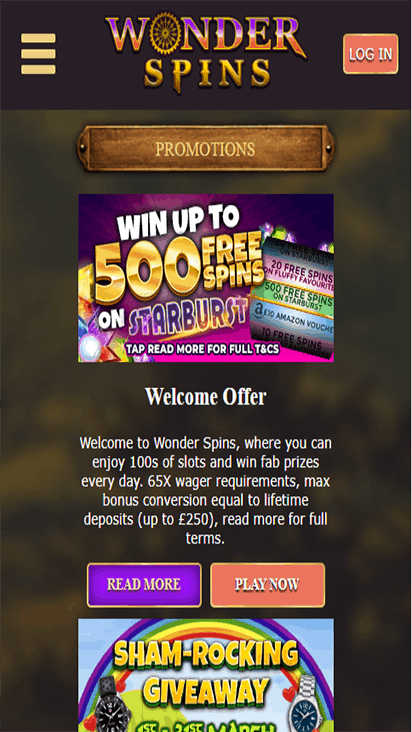 wonderspins promo