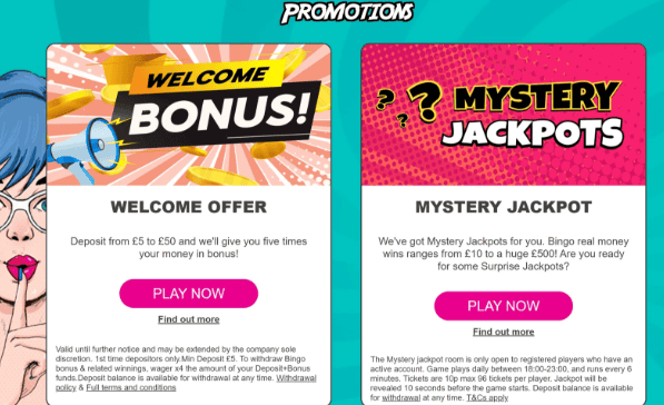 big tease bingo promo new