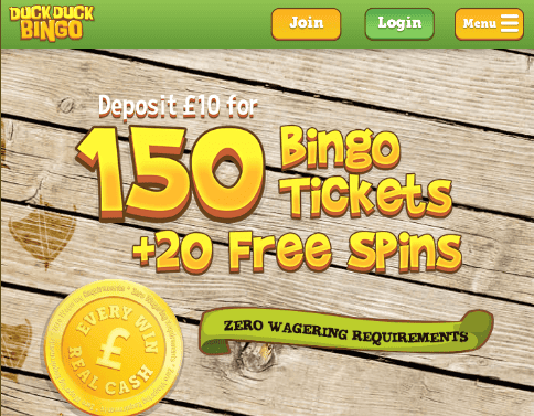 duck duck bingo welcome new
