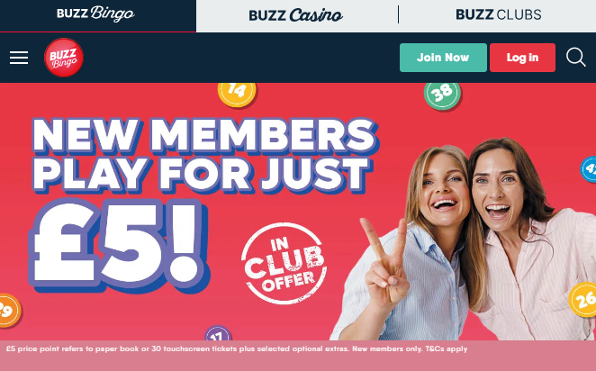 buzz bingo home