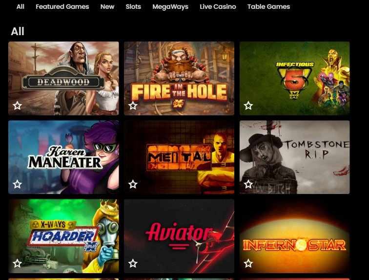 Magic Win Casino games
