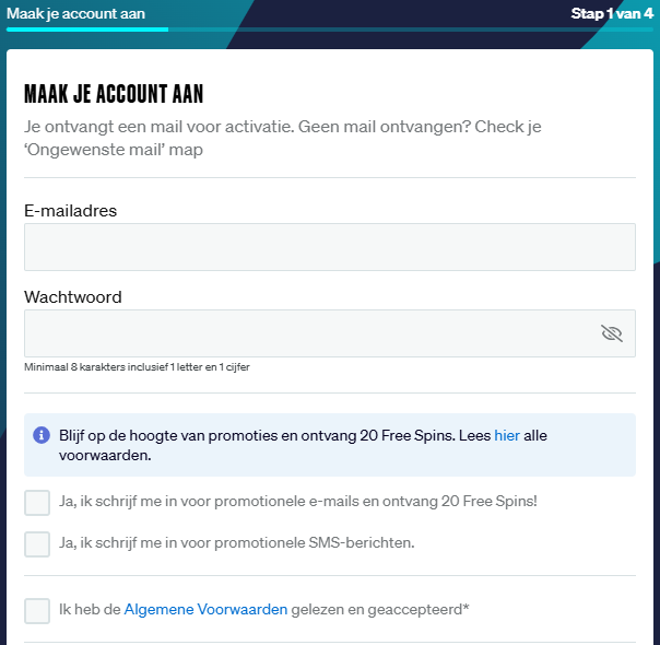 betcity sign up