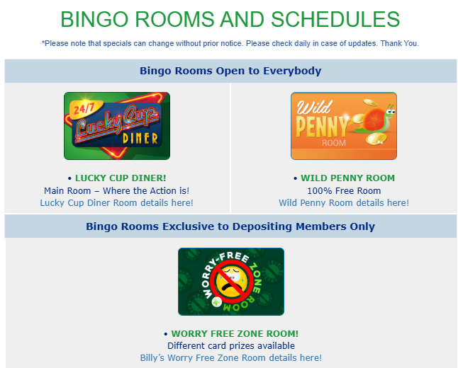 bingo billy games