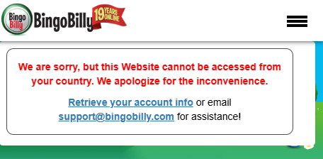 bingo billy sign up