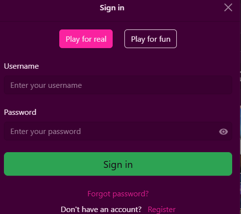 candyland casino login