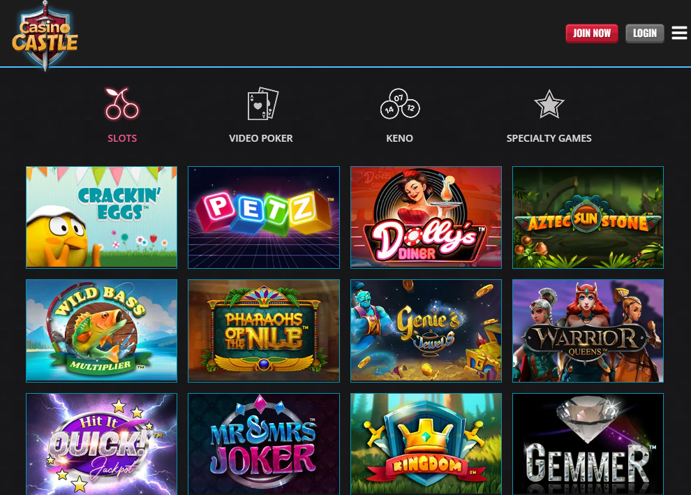 casino castle games